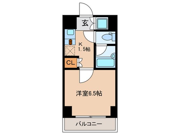 ル－ブル大井町参番館(302)の物件間取画像